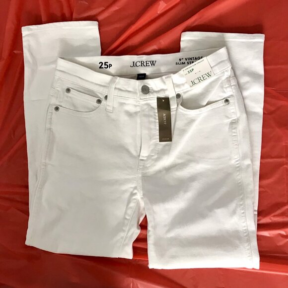 J. Crew Petite White Jeans - Picture 2 of 6